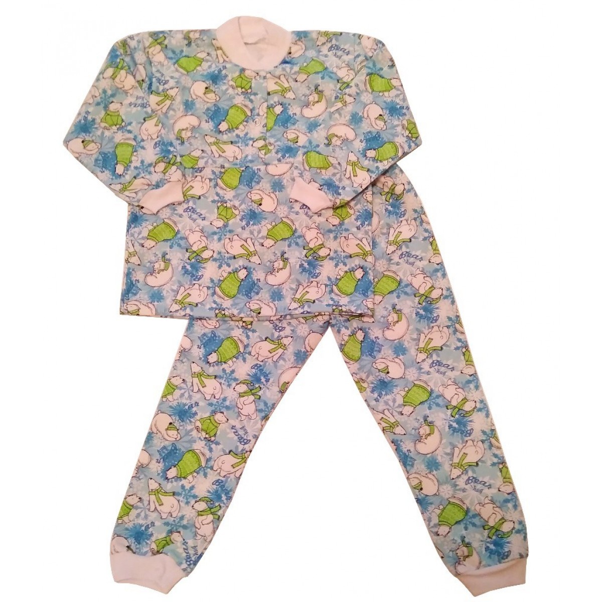 Детская пижама, 100% хлопок, футер, Россия, MK28034